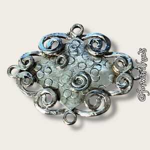 Modernist Style Arthur Pepper Art Brooch with Intricate Design